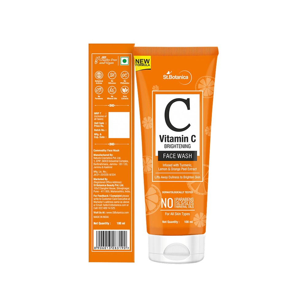 St.Botanica Vitamin C Brightening Face Wash 100ml