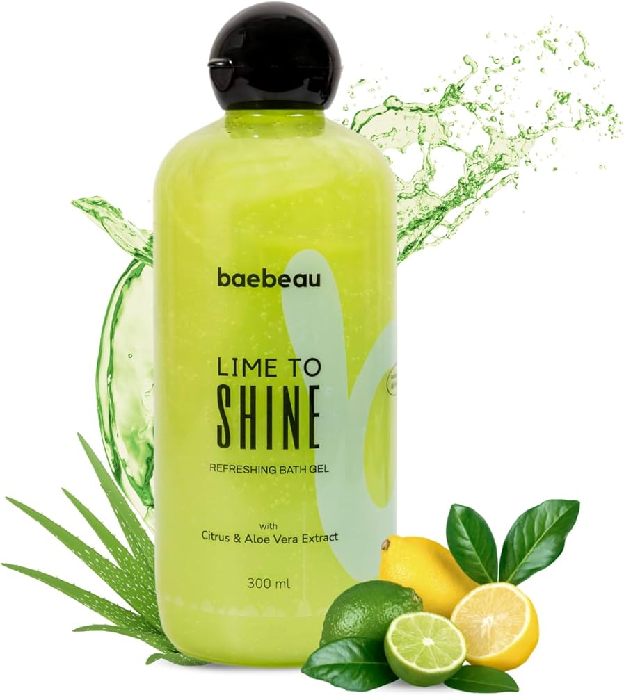 Baebeau lime to shine bath gel 300ml