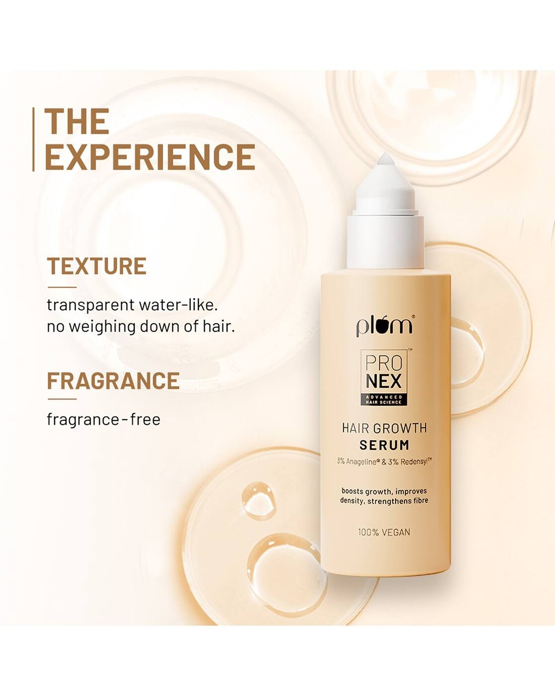 Plum pro nex hair growth serum 50ml