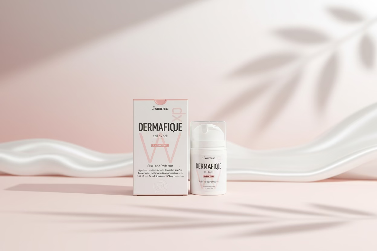 Dermafique skin tone perfector ( whitening cream )