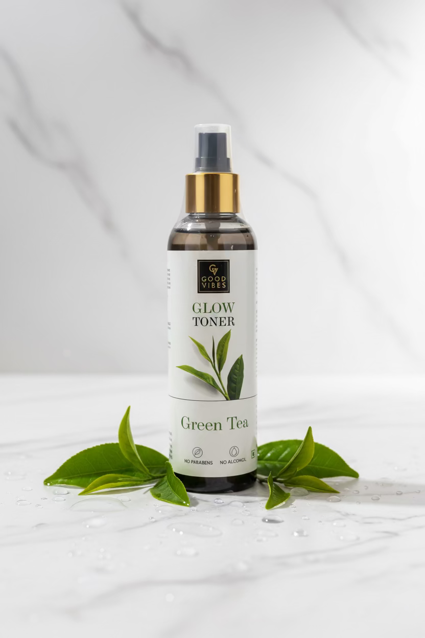 Good vibes green tea glow toner 200ml