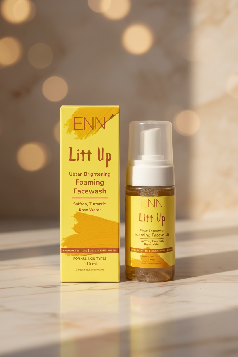 ENN litt up ubtan brightening facewash 110ml ( detan )