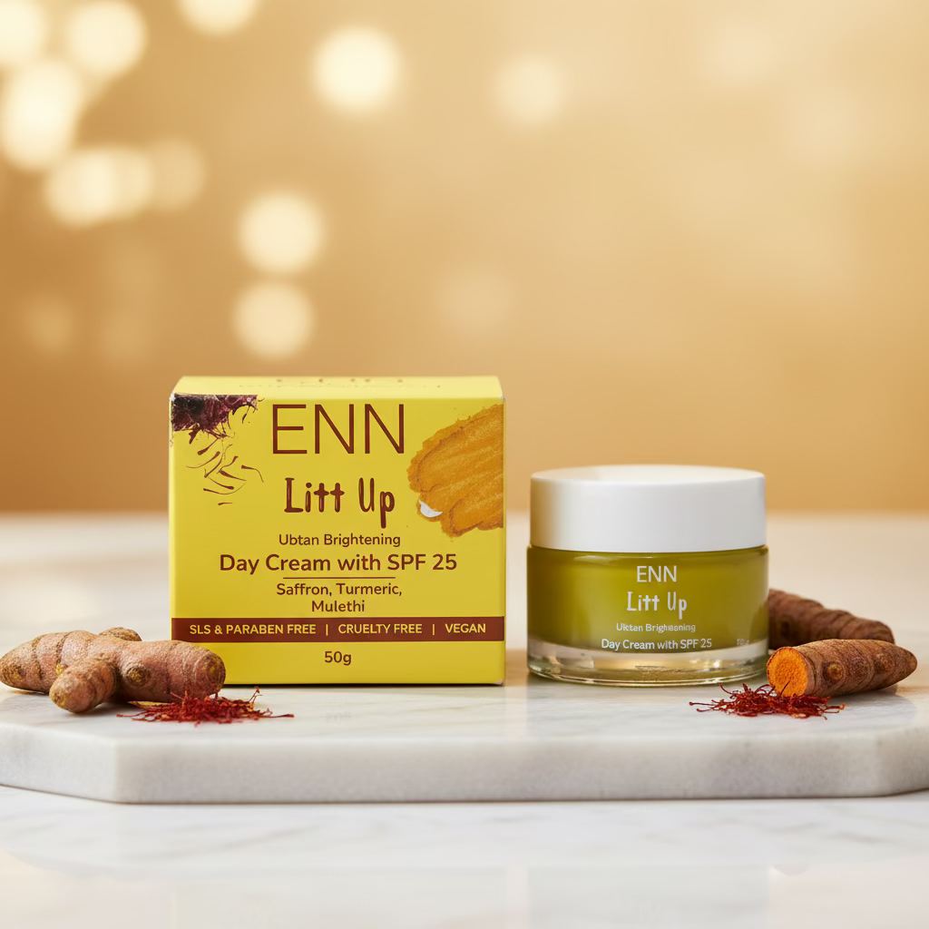 ENN litt up ubtan brightening day cream spf 25