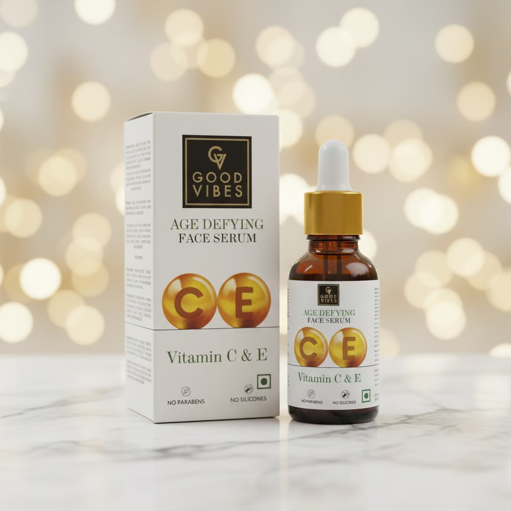 Good vibes age defying vitamin C and E face serum 30ml