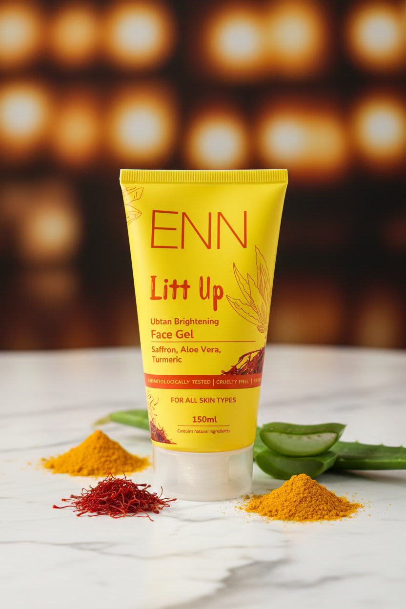 ENN litt up ubtan brightening face gel 150ml