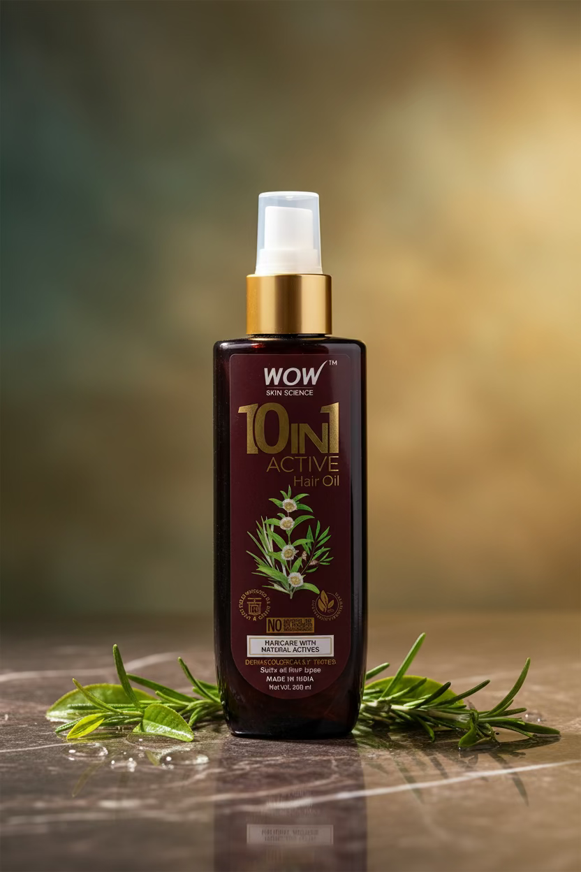 Wow 10 in 1 active hair oil 200ml