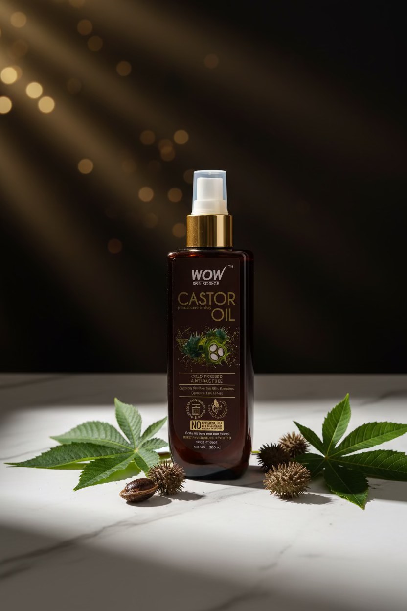 Wow castor oil 200ml ( cold pressed )