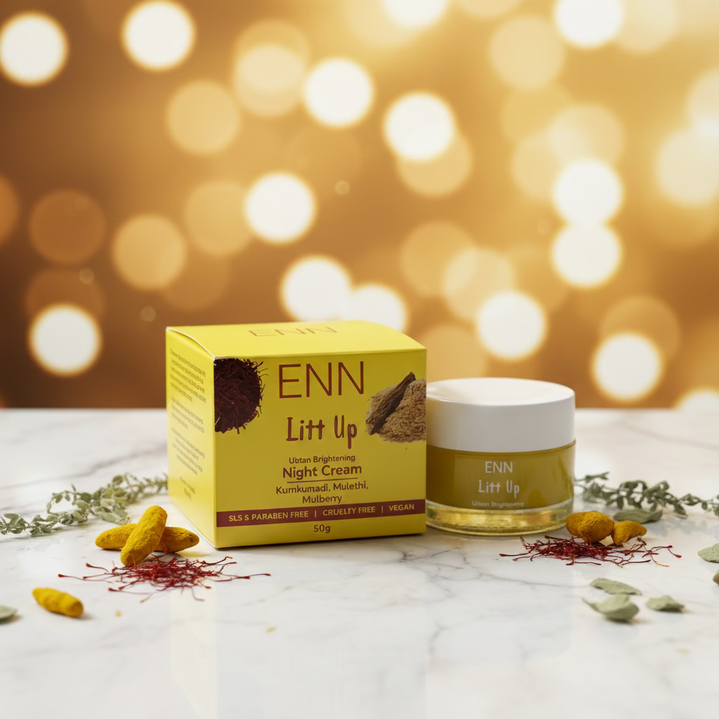 ENN litt up ubtan brightening night cream 50gm