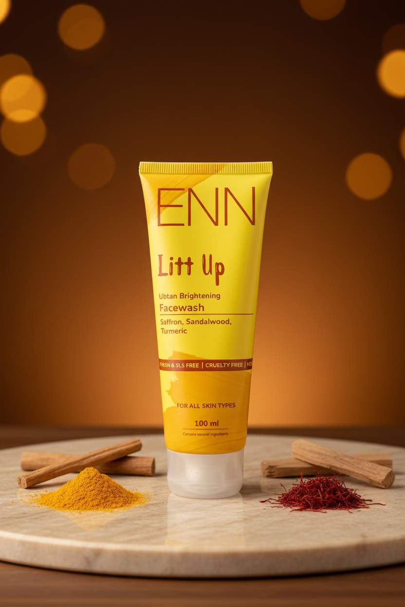 ENN Litt Up ubtan brightening facewash 100ml