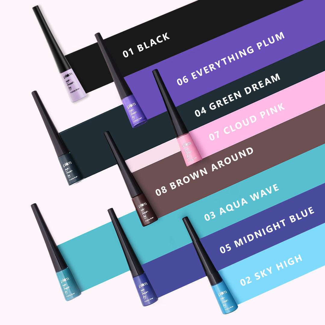 Plum matte eye liner-06 3ml (eyerything plum)