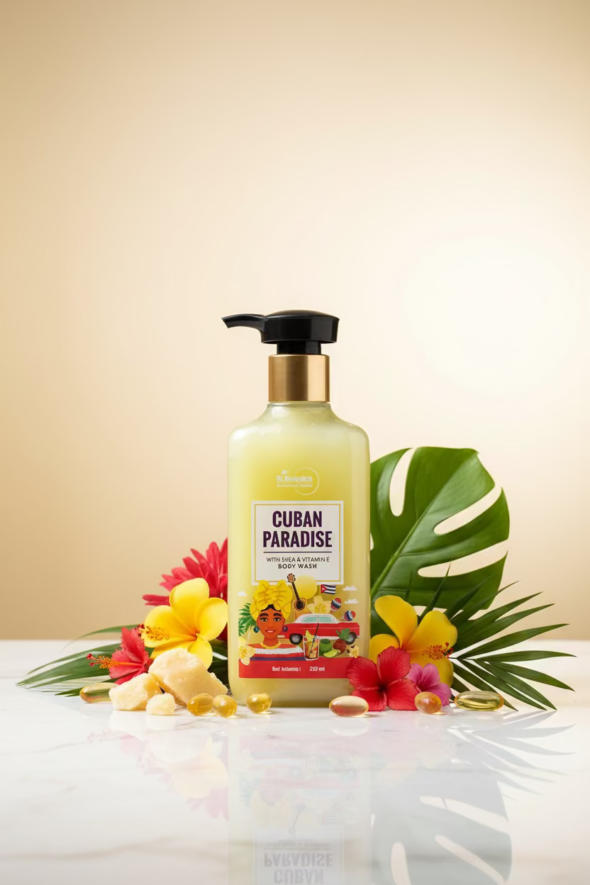 St.Botanica cuban paradise body wash 250ml