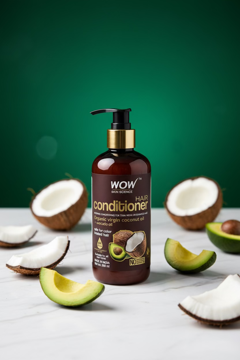 WOW Virgin Coconut Oil Hair Conditioner 300ml