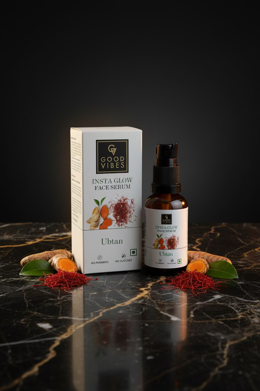 Good Vibes Ubtan Face Serum 30ml Tp online store