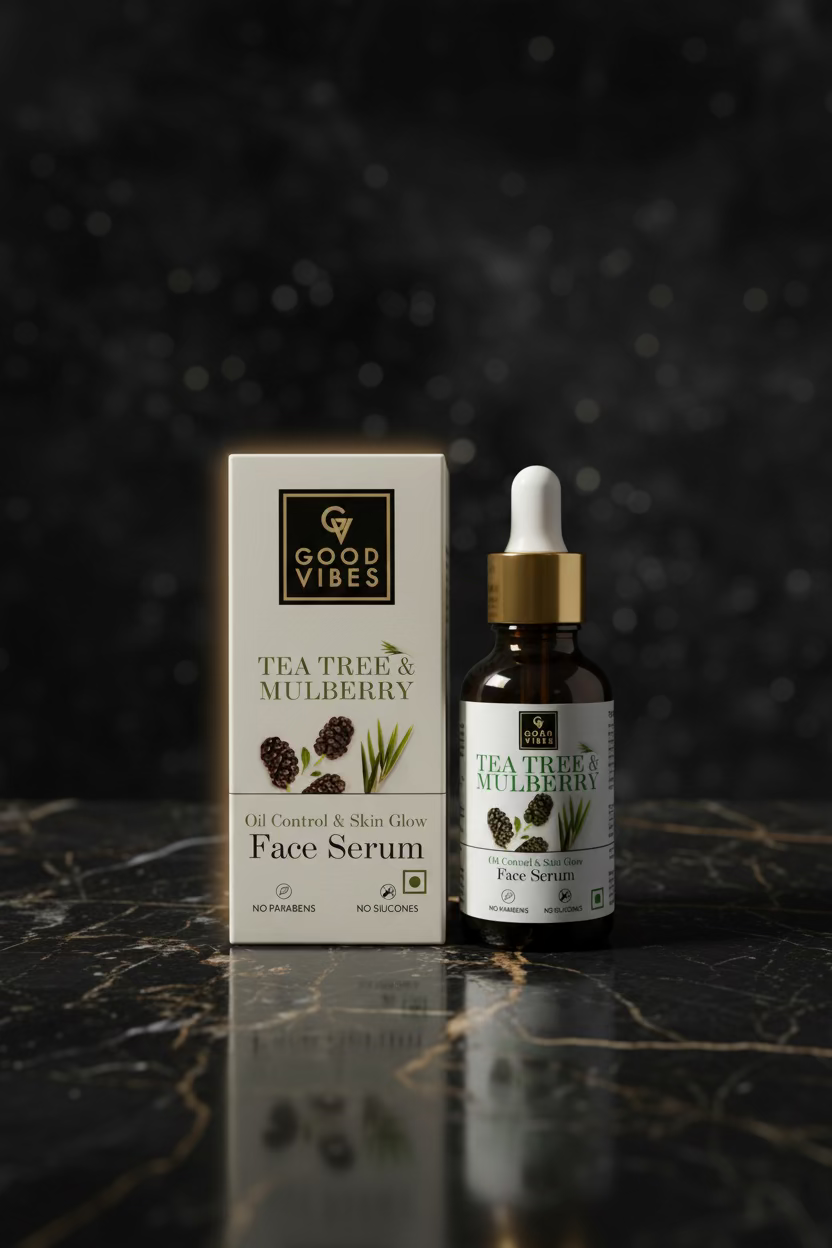 Good Vibes Tea Tree & Mulberry Face Serum 30ml Tp online store