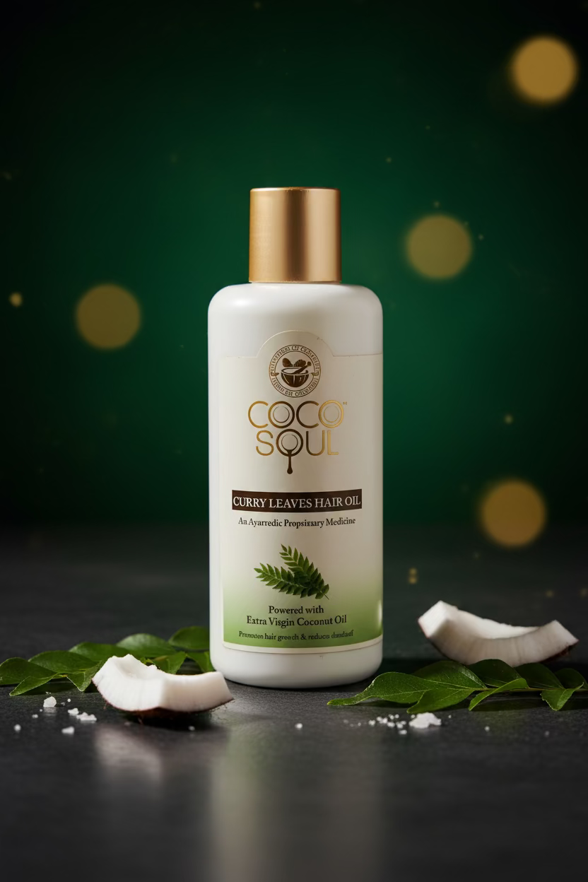 Coco Soul Curry Leaves Hair Oil 200ml Tp online store