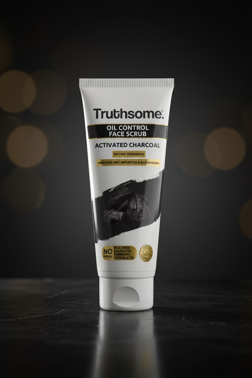 Truthsome Activated Charcoal Face Scrub 100ml Tp online store