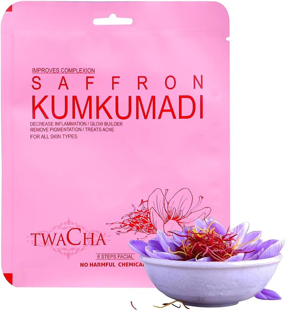 Twacha Saffron Kumkumadi Facial Kit (6 Steps Facial Kit )