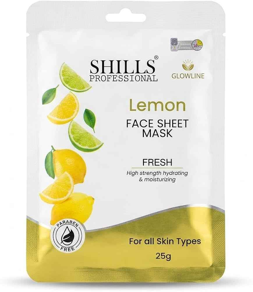 Shills Professional Lemon Face Sheet Mask 25gm