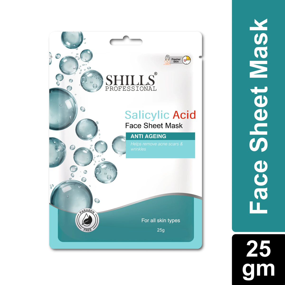 Shills Professional Salicylic Acid Face Sheet Mask 25gm