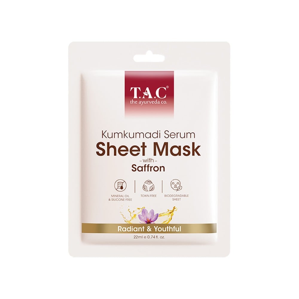 TAC Kumkumadi Serum Sheet Mask 22ml