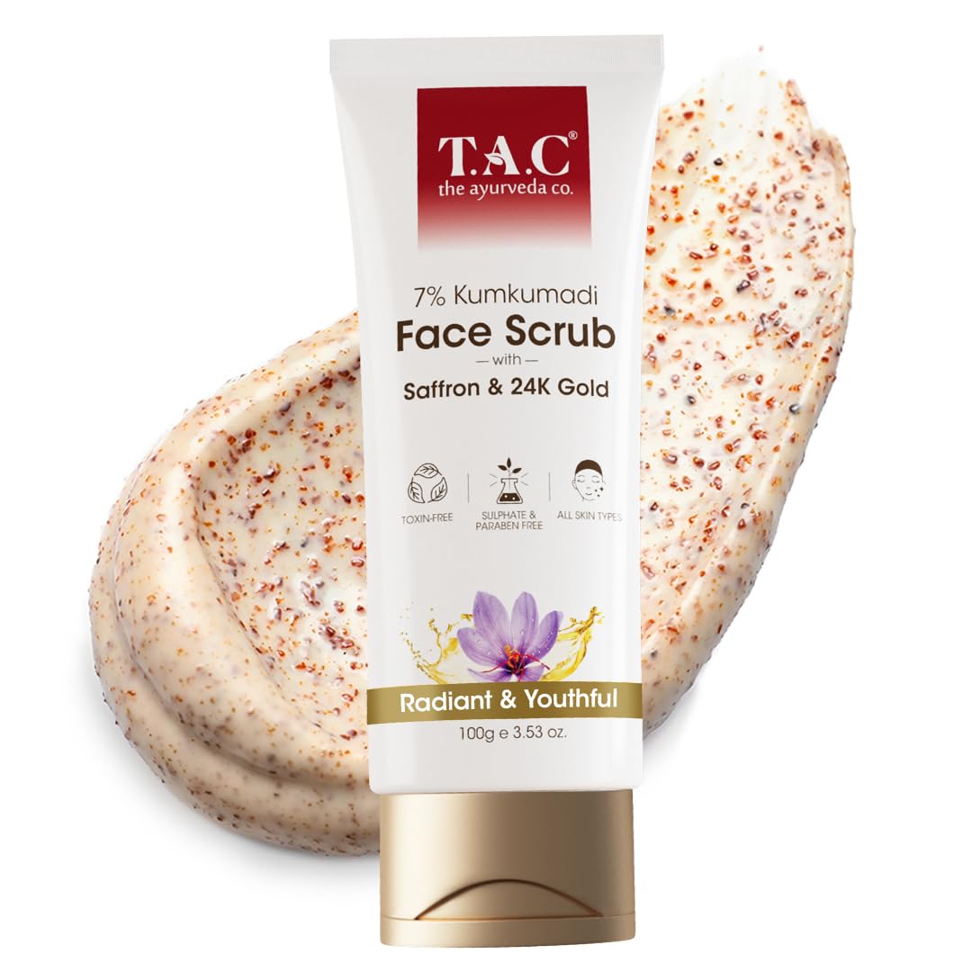 TAC 7% Kumkumadi Face Scrub 100gm