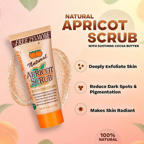 Swiss Beauty natural Apricot scrub 212g