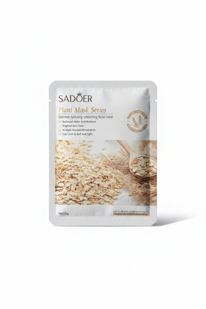 Sadler plant mask series oatmeal hydrating smoothing facial mask 25g