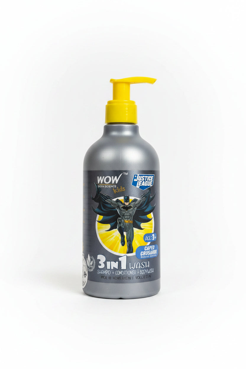 Wow 3in1 wash shampoo + conditioner + body wash 300ml