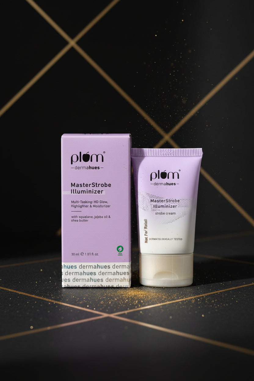 Plum master strobe illuminizer muti - tasking : HD glow, highlighter & moisturizer 30ml ( 03 lilac lustre)