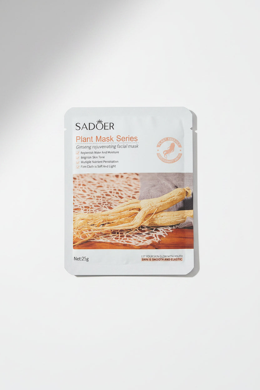 Sadoer plant mask series ginseng rejuvenating facial mask 25 g