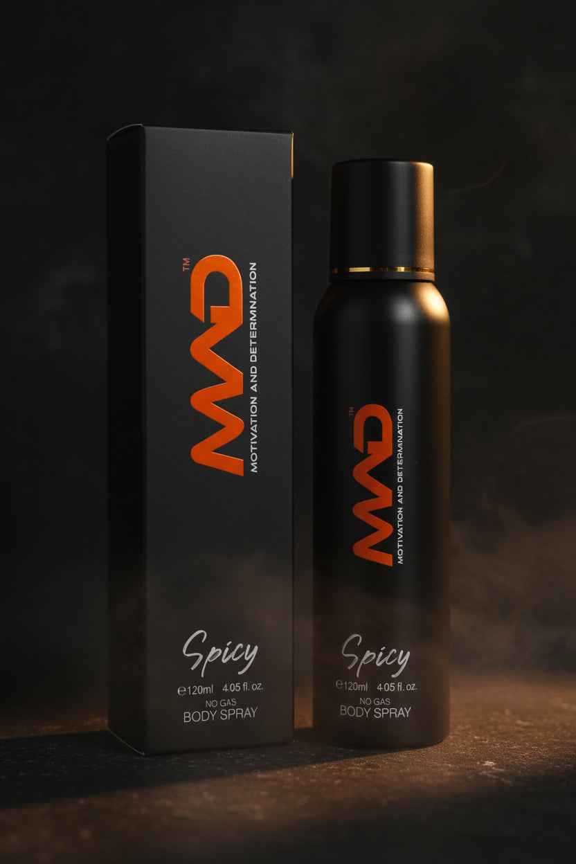 MAD Motivation And Determination( SPICY) Body Spray 120ml