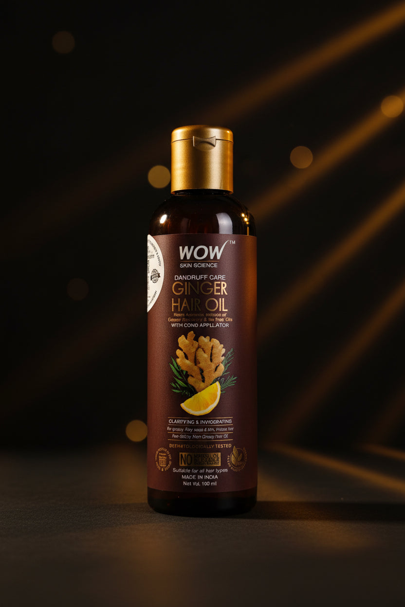 Wow dandruff care ginger hair oil 100 ml