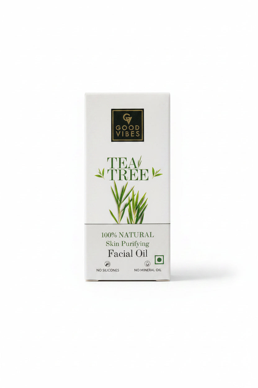 Good vibes tea tree facial oil 100% natural 10ml
