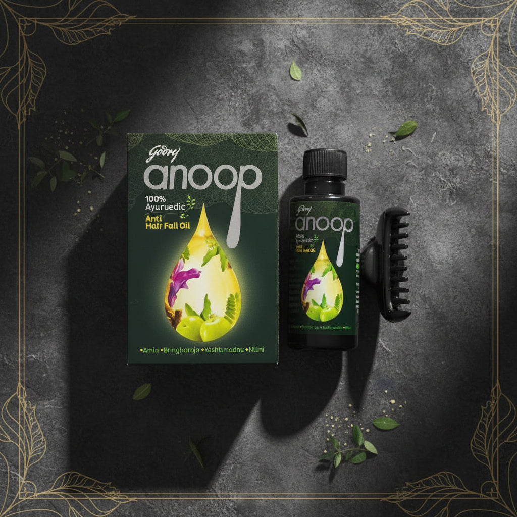 Godrej anoop 100% Ayurvedic anti hair fall oil 100ml