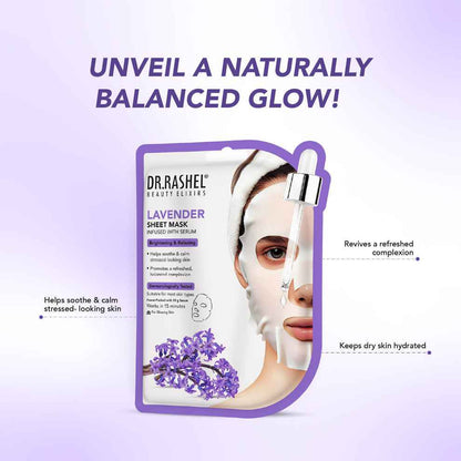 Dr Rashel Lavender Serum Sheet Mask 20gm