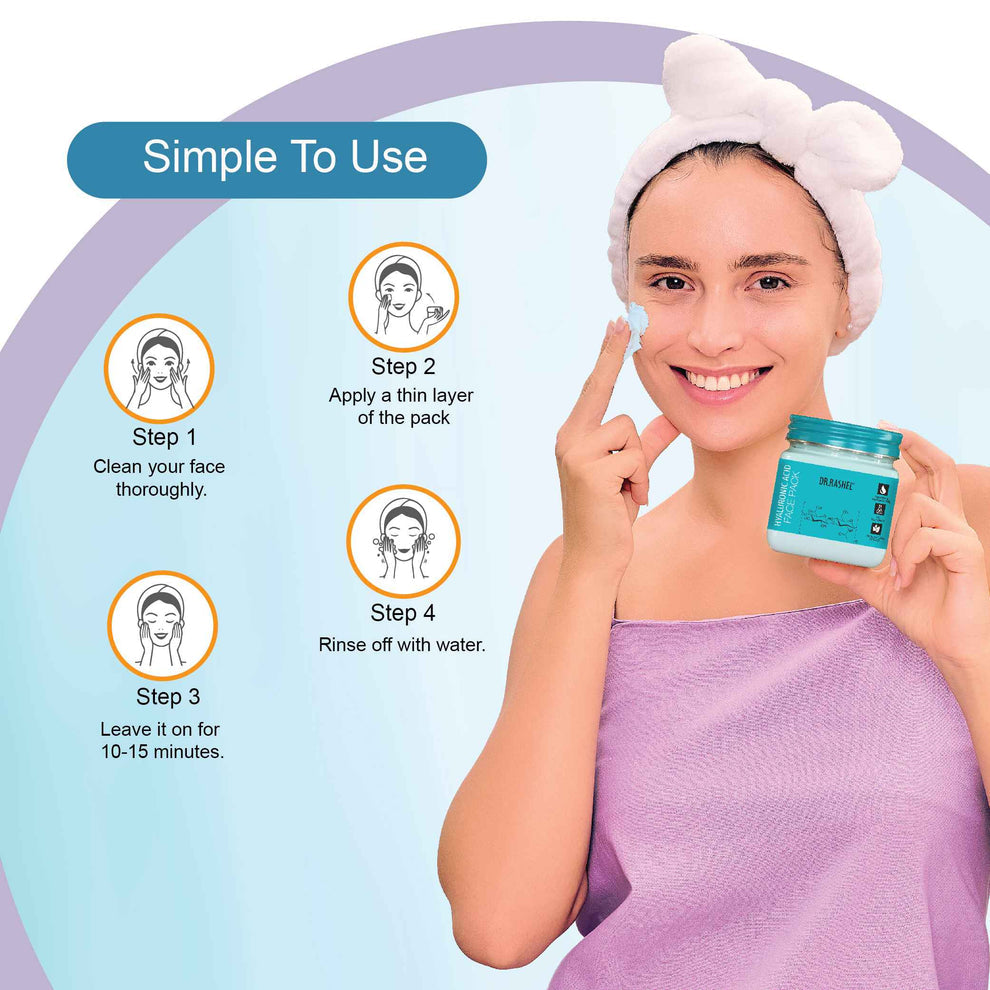 DR.RASHEL
Hyaluronic Face Pack All Skin Types (380 ml)