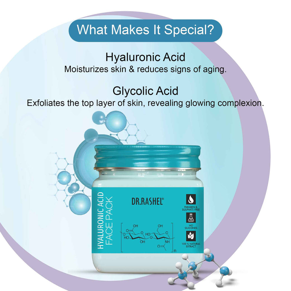 DR.RASHEL
Hyaluronic Face Pack All Skin Types (380 ml)