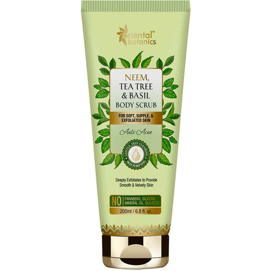 St.Botanica
Neem, Tea Tree And Basil Anti Acne Body Scrub (200 ml)