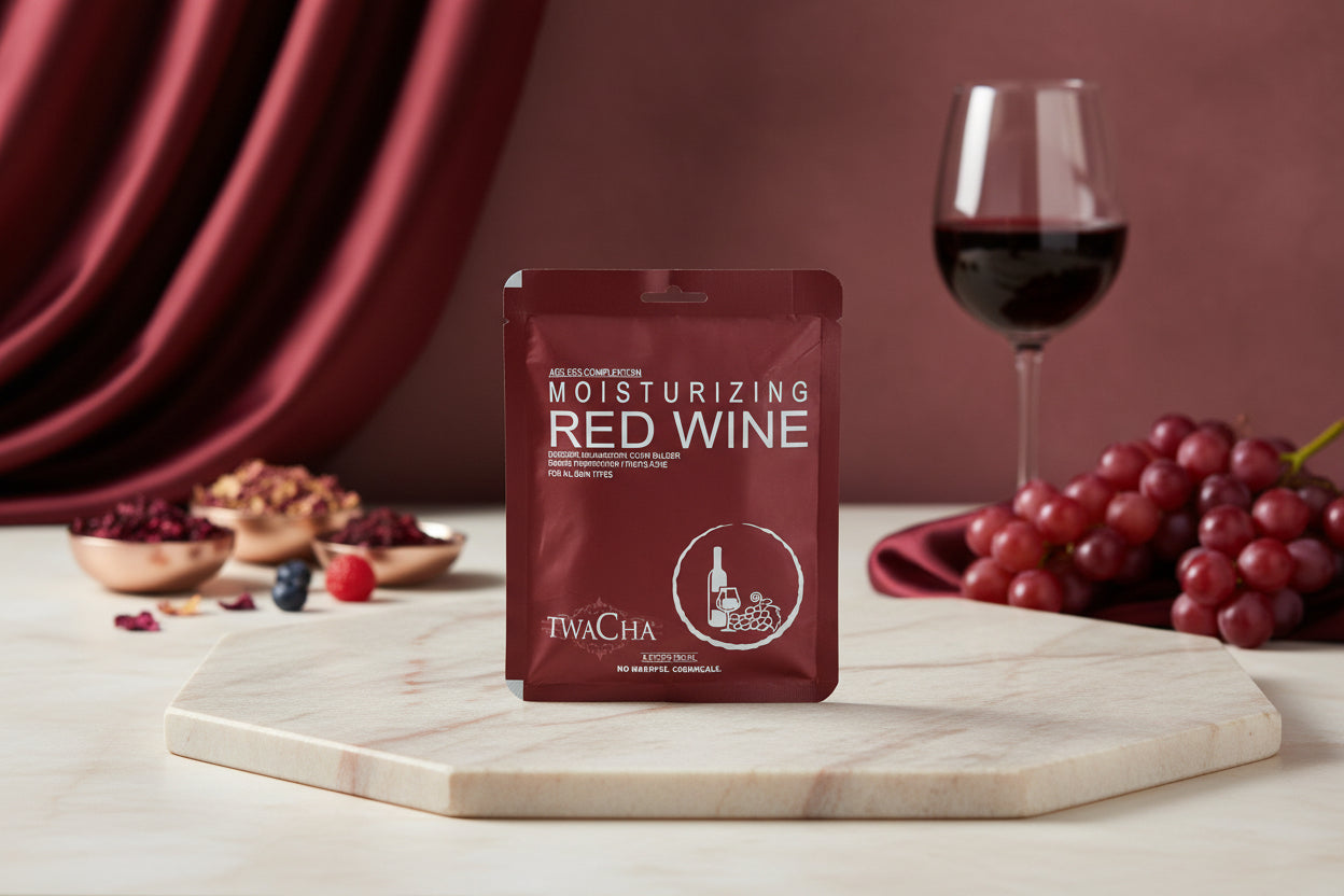 Twacha red wine 6 steps facial kit