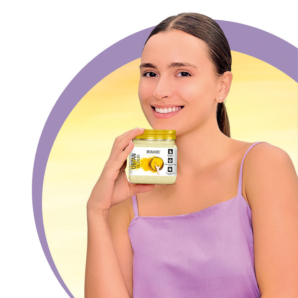 DR.RASHEL
Glowing Ubtan Face and Body Scrub For All Skin Types (380 ml)