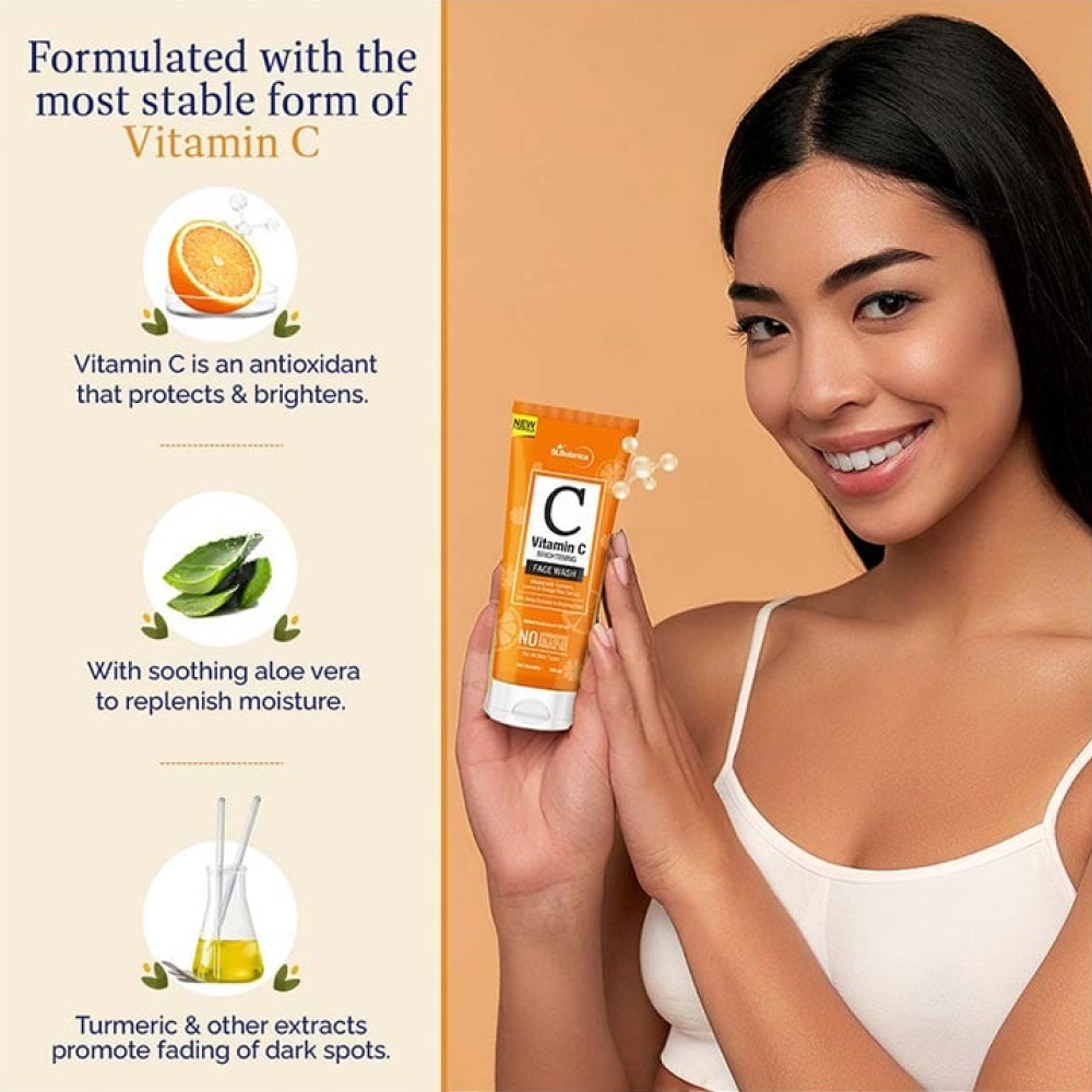 St.Botanica Vitamin C Brightening Face Wash 100ml