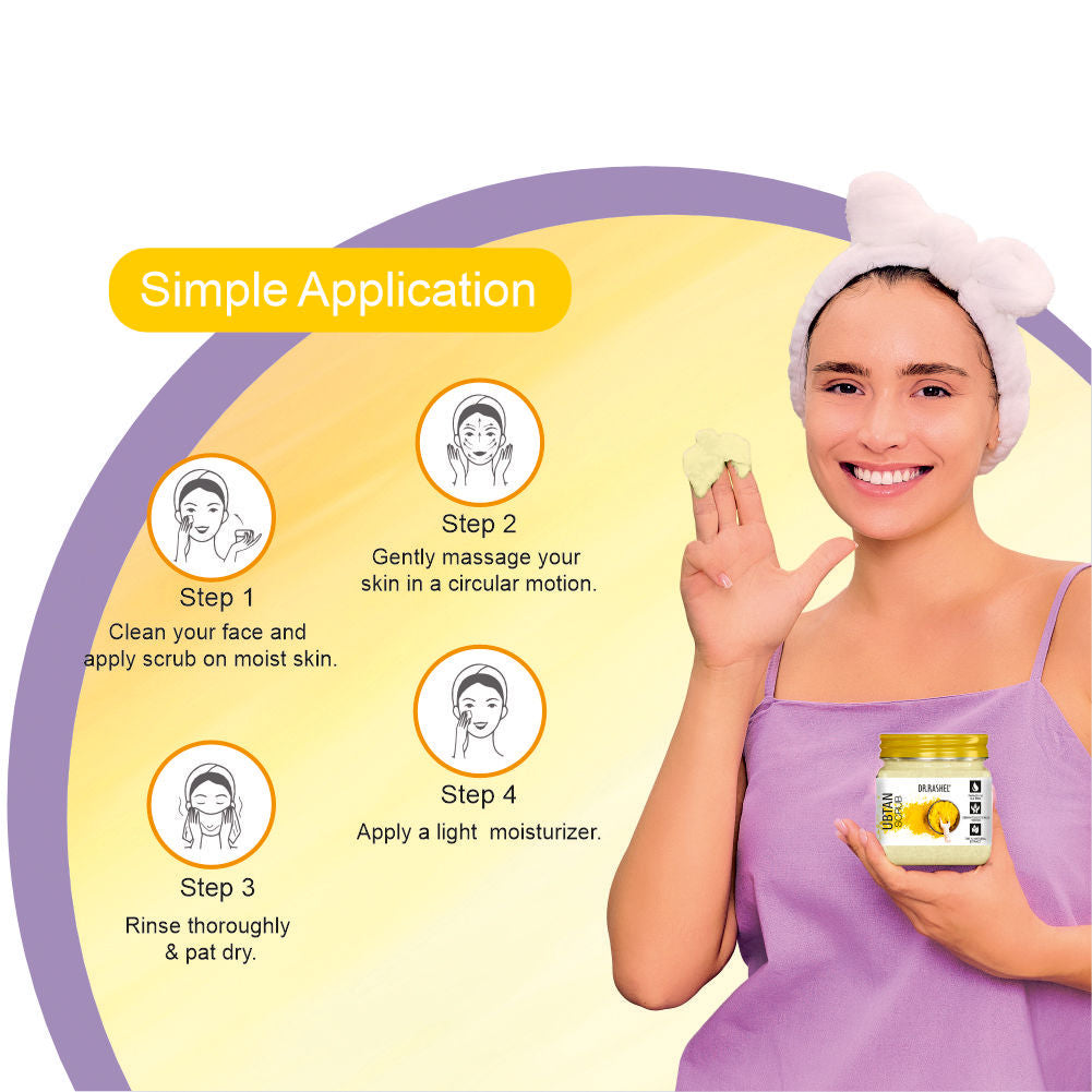 DR.RASHEL
Glowing Ubtan Face and Body Scrub For All Skin Types (380 ml)