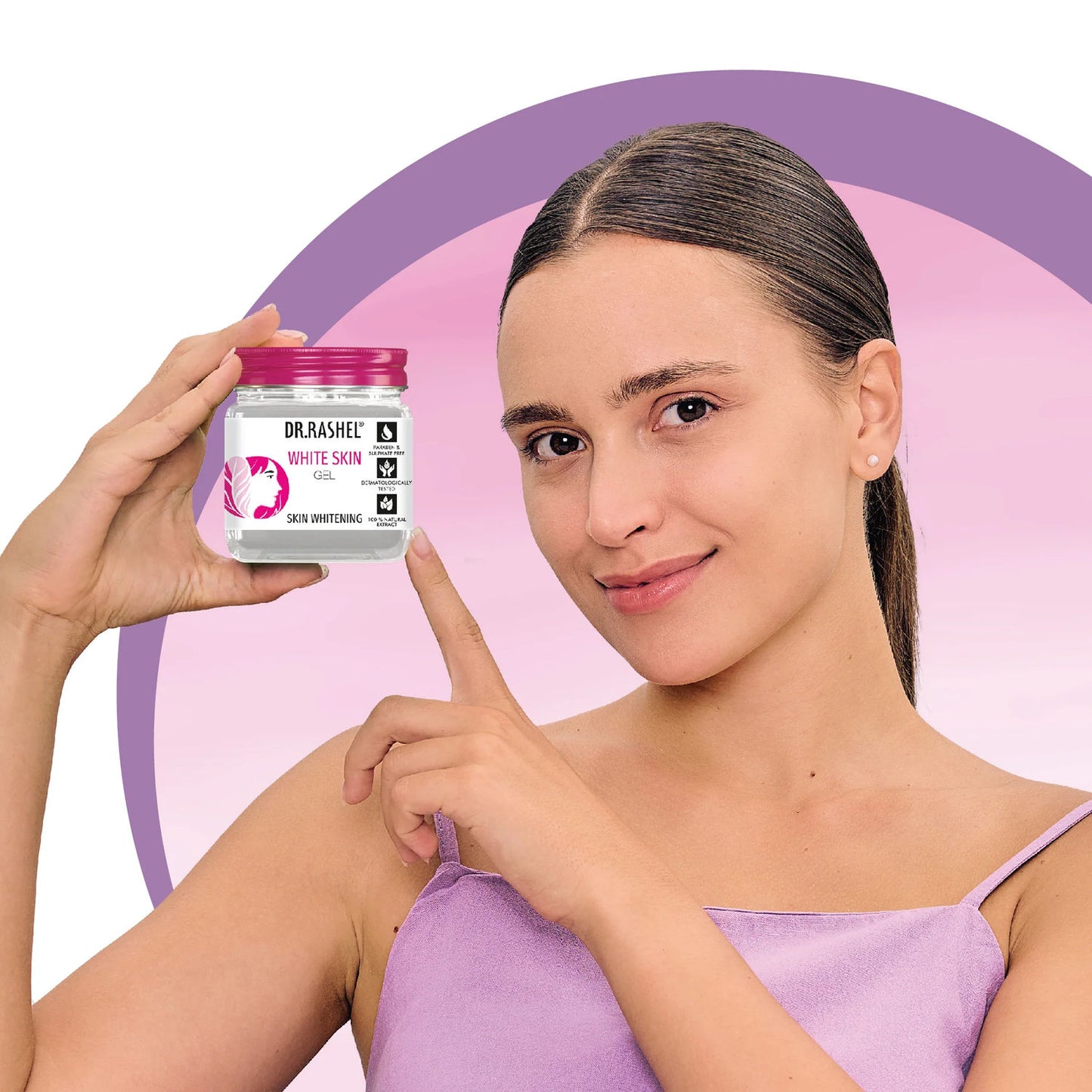 DR.RASHEL
Skin Whitening Gel For All Skin Types (380 ml)