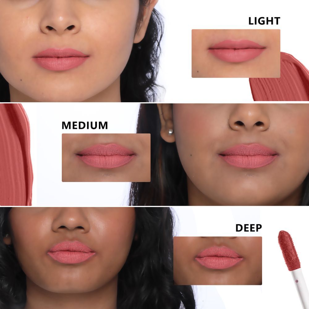 Plum
Matte In Heaven Liquid Lipstick |Lychee licious - 121