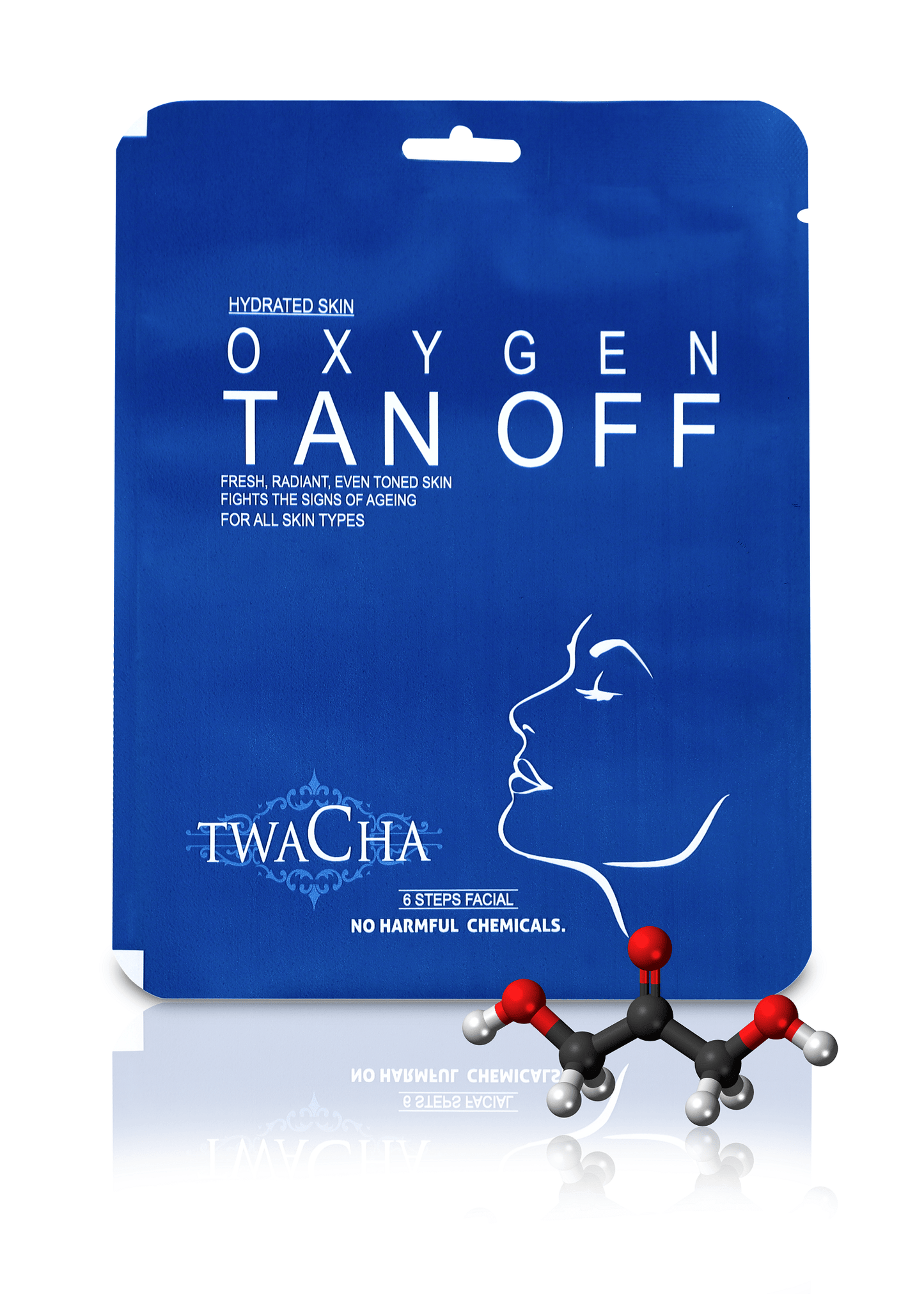 Twacha oxygen tan off facial kit