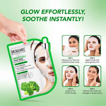 Dr Rashel Broccoli Serum Sheet Mask 20gm