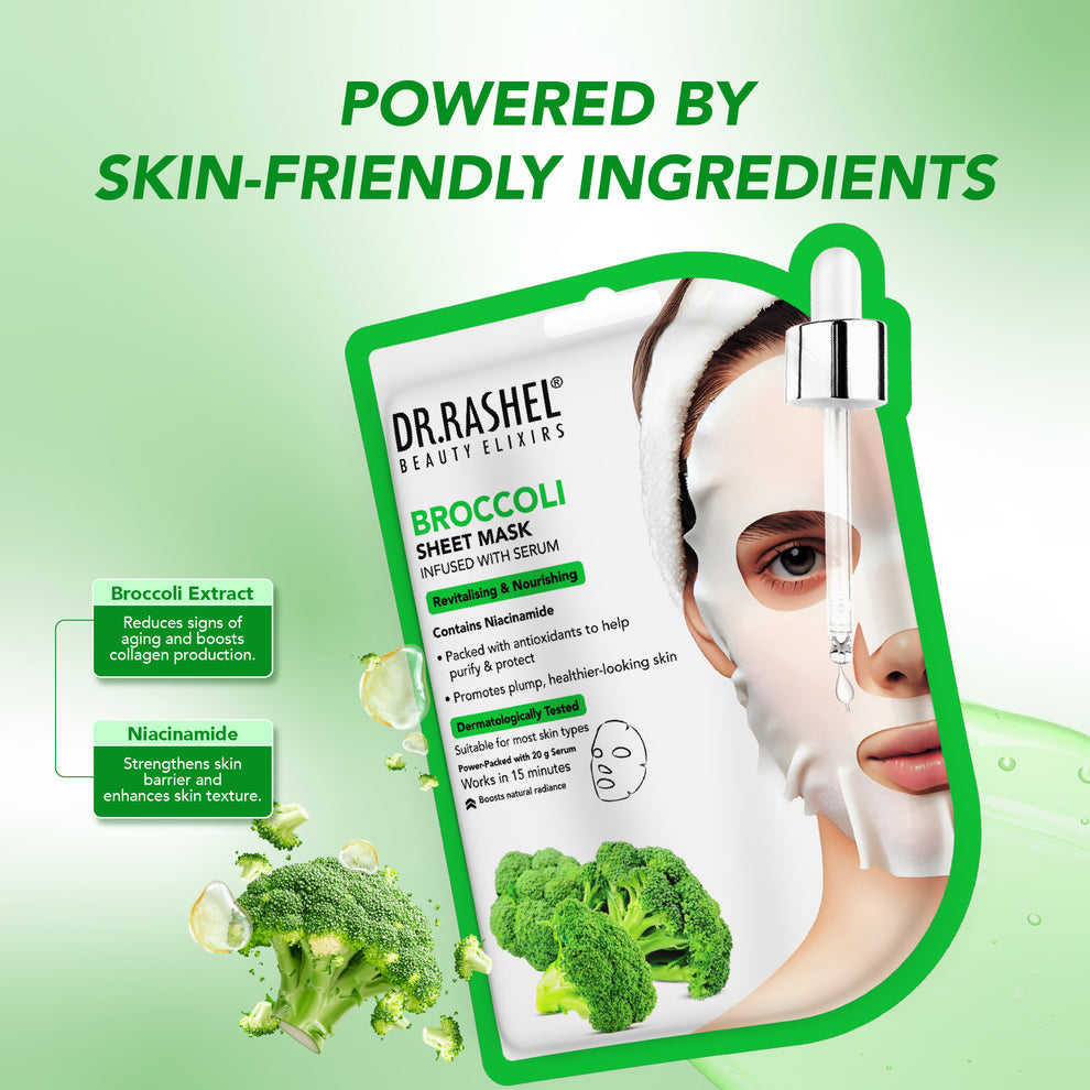 Dr Rashel Broccoli Serum Sheet Mask 20gm
