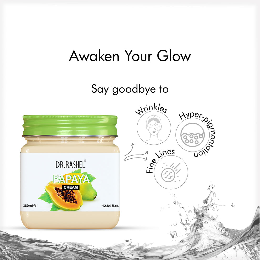 DR.RASHEL
Brightening Papaya Face and Body Cream For All Skin Types (380 ml)