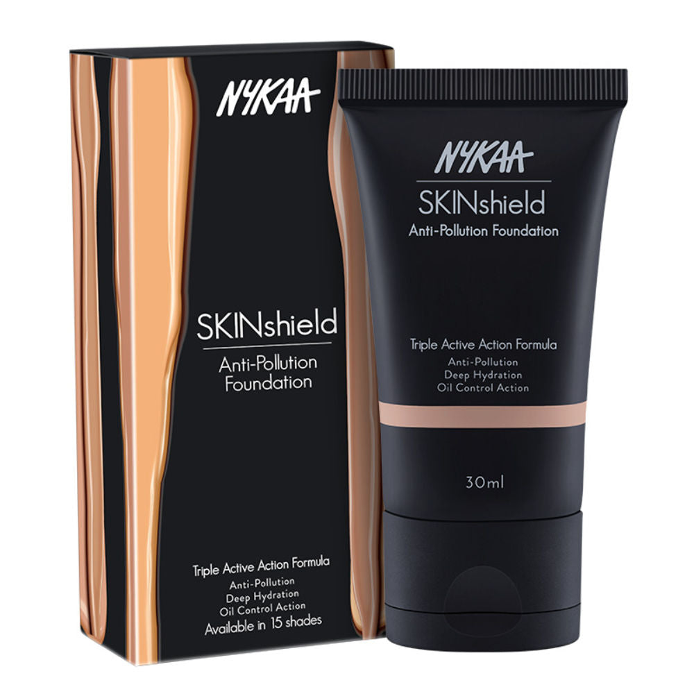 Nykaa SkinShield Anti-Pollution Matte Foundation for Oily Skin - Nude Delight-05
(30ml)