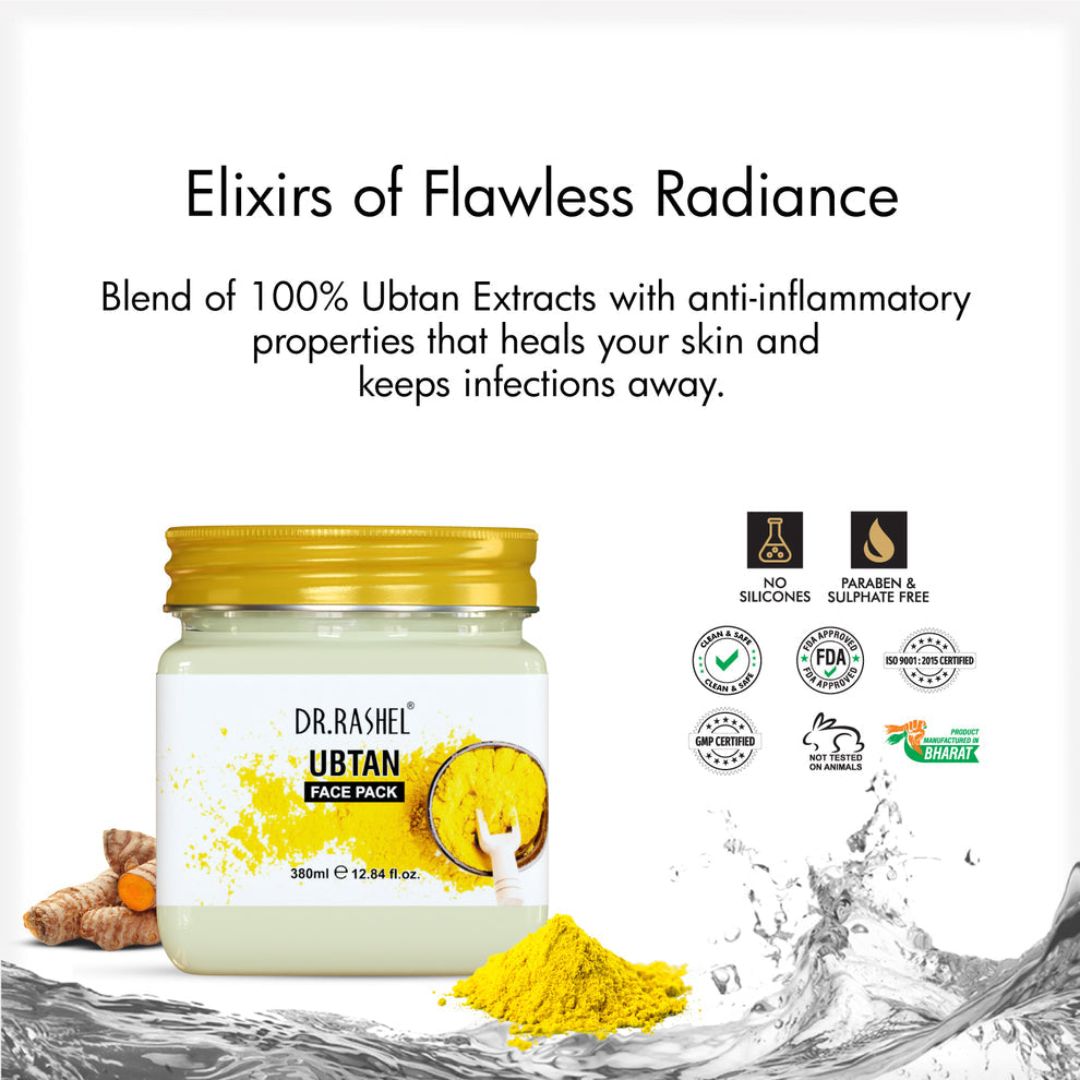 Dr rashel Ubtan Face Pack (haldi) - 380 ml